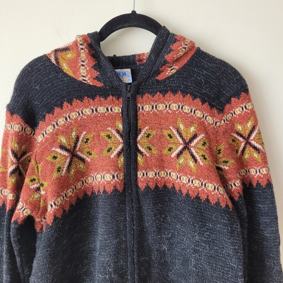 SMOC Chilean Brushed Knit Zip Up Hoodie - Picture 4 of 16